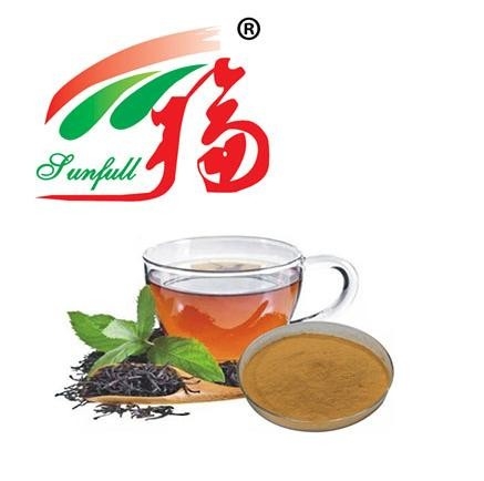 پودر چای سیاه فوری، عطر چای سیاه غنی با مایع رنگ زرد