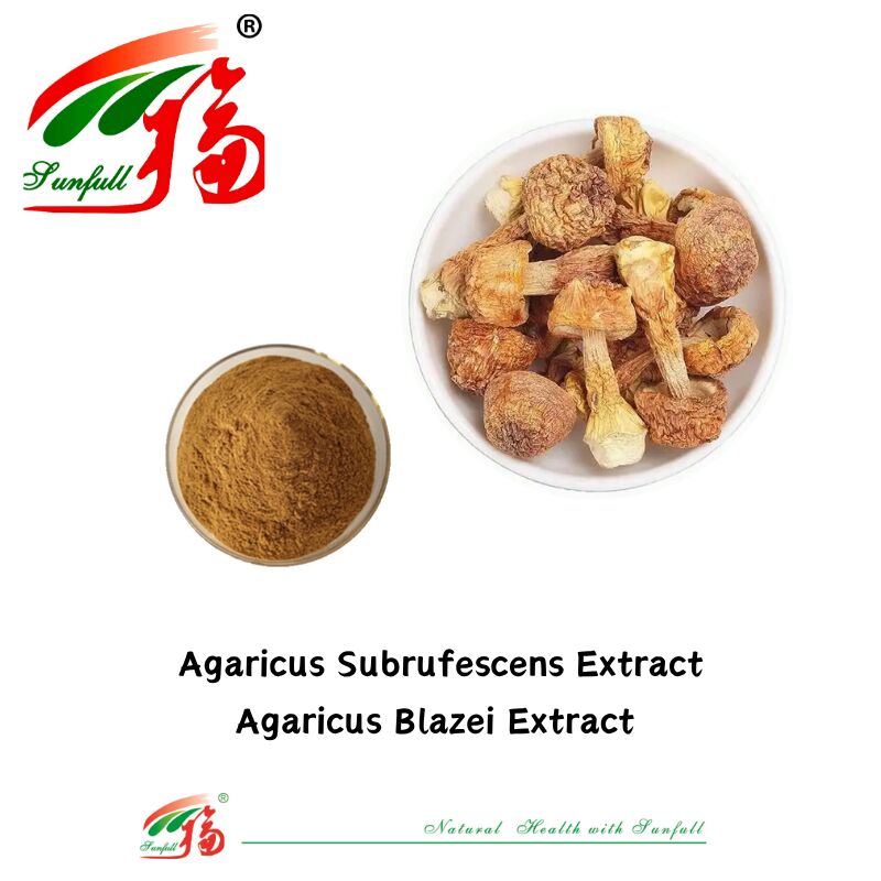 مکمل های غذایی Hunan Sunfull Agaricus Subrufescens/Hericium Erinaceus/Antrodia/Cordyceps Sinensis/Coriolus Versicolor/پودر عصاره قارچ