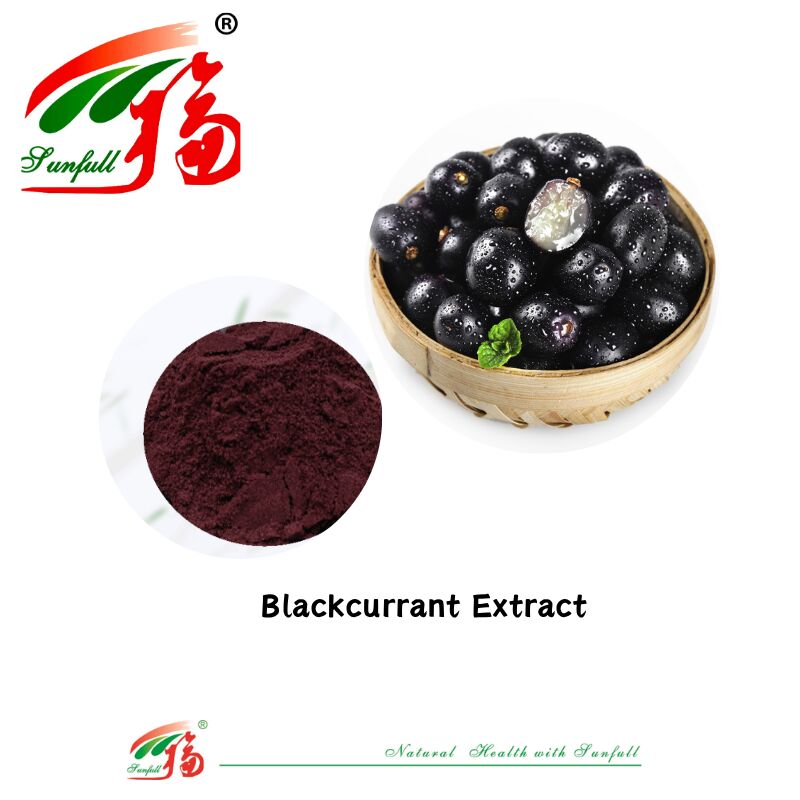 کارخانه هونان سانفول آنتی اکسیدان های طبیعی با کیفیت بالا آنتوسیانین 1٪ - 25% زغال اخته / زغال اخته / توت آکای / انگور فرنگی سیاه / عصاره بلوبری