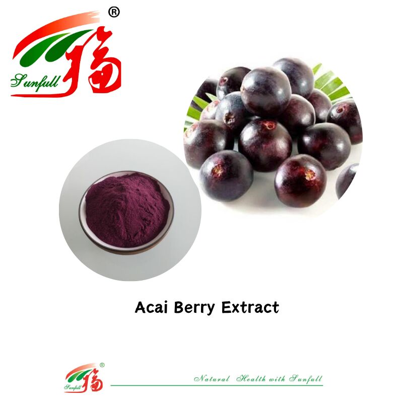 کارخانه هونان سانفول آنتی اکسیدان های طبیعی با کیفیت بالا آنتوسیانین 1٪ - 25% زغال اخته / زغال اخته / توت آکای / انگور فرنگی سیاه / عصاره بلوبری