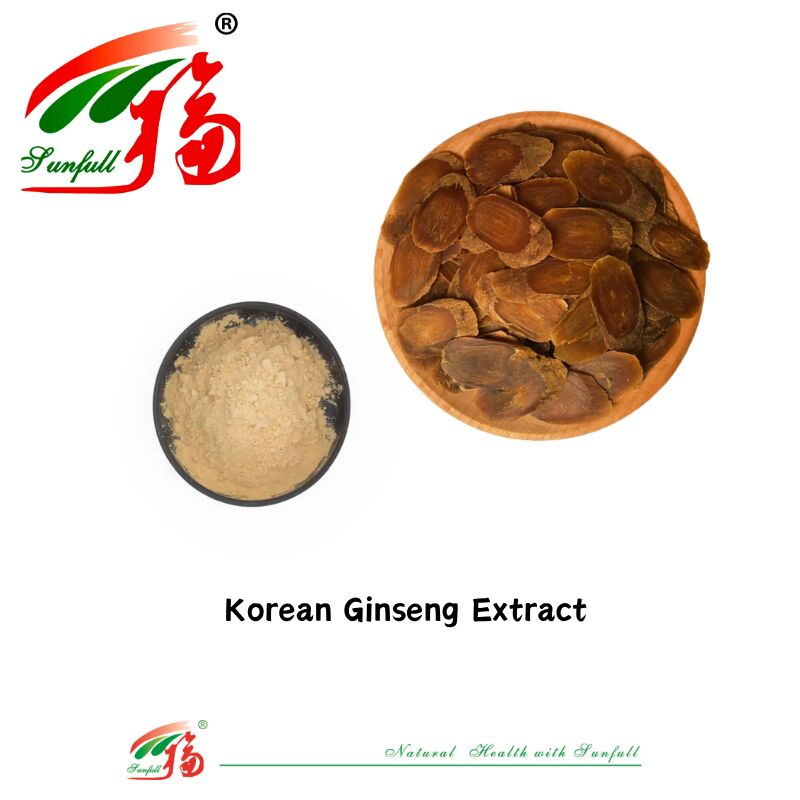 تولید کننده Sunfull نمونه رایگان داروی سنتی چینی HPLC ارگانیک 10٪ 80٪ جینسنوزیدز جینسینگ آمریکایی / عصاره جینسینگ کره ای / عصاره جینسینگ پانکس