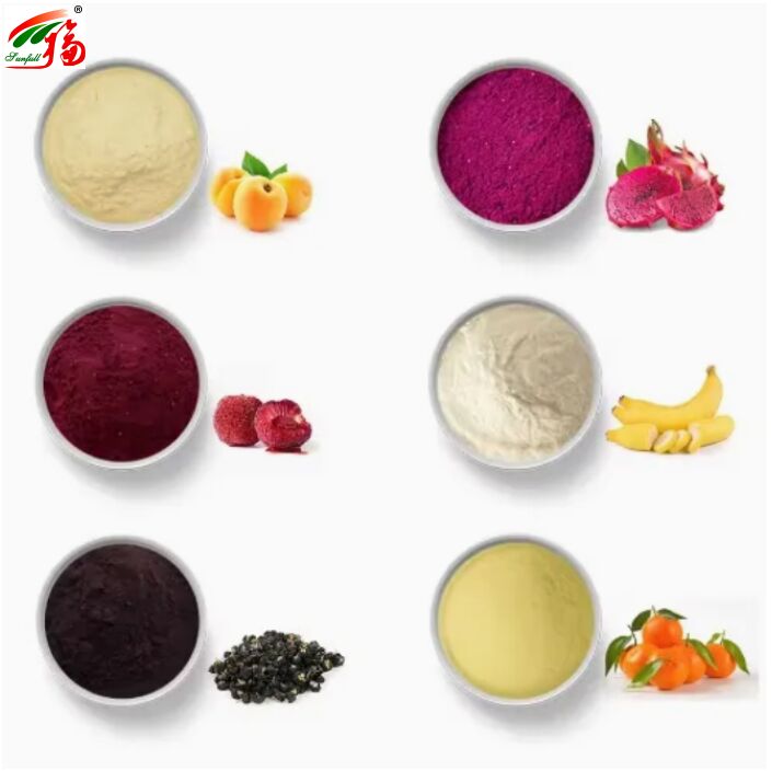 مواد تشکیل دهنده میوه مواد غذایی سالم کیفیت بالا طعم خوب و محلول بودن در آب نوشیدنی های پودر منجمد خشک شده پودر میوه های مختلف