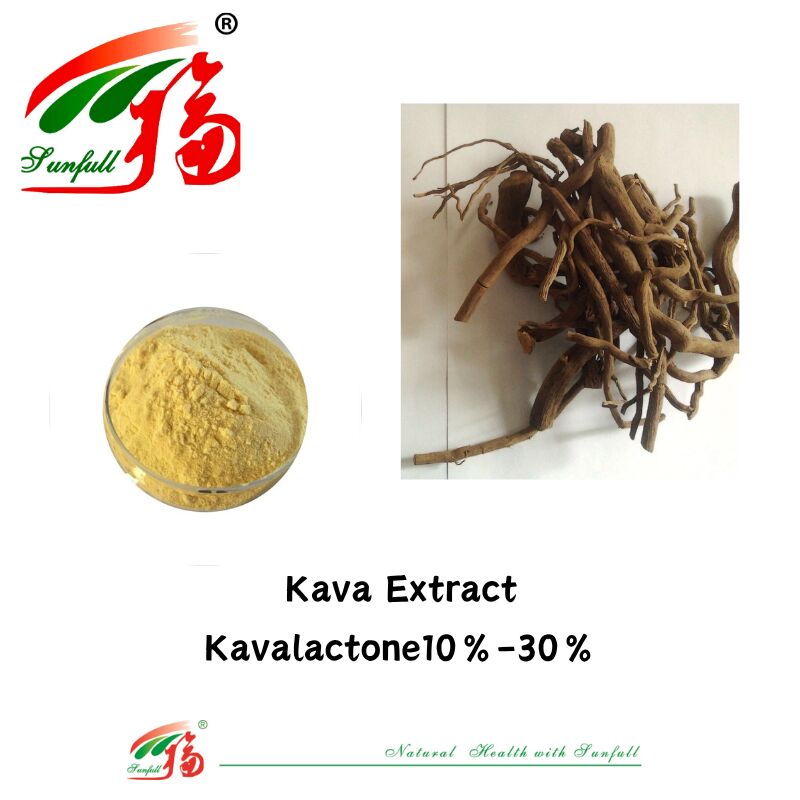 Hunan Sunfull بهترین قیمت مکمل های تغذیه ای ISO/Kosher کاوالاکتون ها 10-30٪ پودر عصاره کاوا برای مکمل