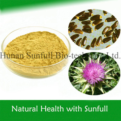 100٪ عصاره طبیعی شیرخشک برای سلامت کبد 80٪ سیلیمارین 30٪ سیلیبین