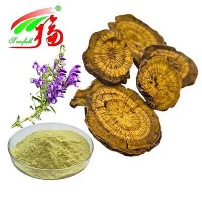 مواد تشکیل دهنده مراقبت های بهداشتی 10٪ تا 95٪ بایکالین بایکالین پودر Scutellaria baicalensis Georgi عصاره Radix Scutellariae عصاره Baikal Skullcap Extract